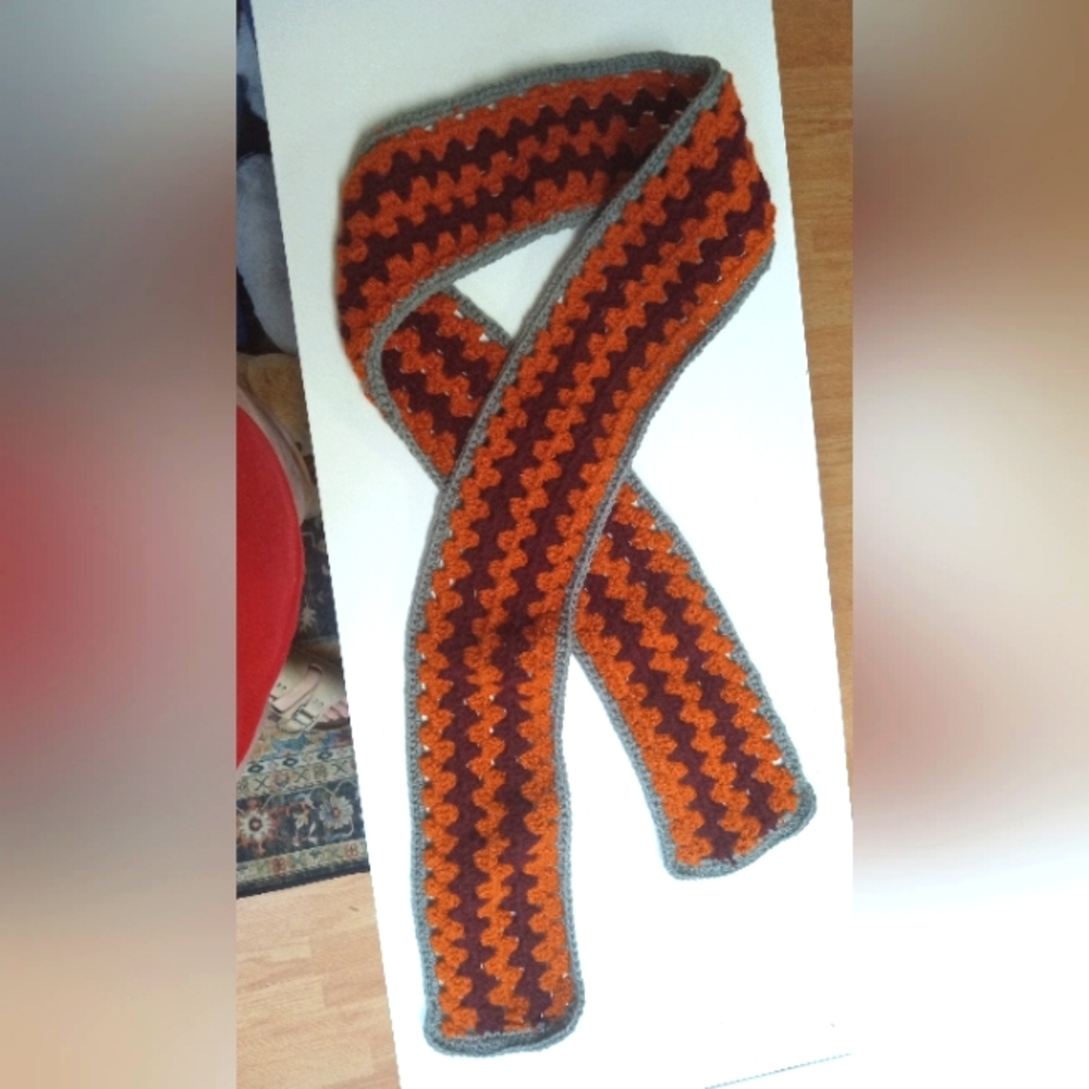🍂 Crocheted Scarf 🧣